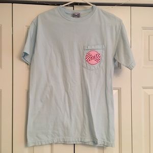 preppy fraternity collection t-shirt blue